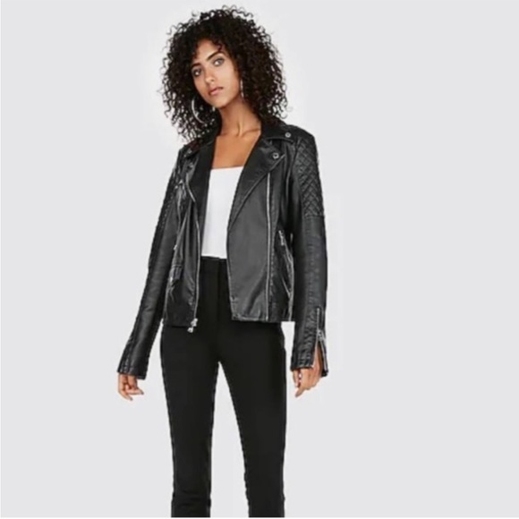 Express Faux Leather Jacket - Picture 3 of 3